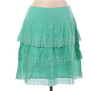 🇺🇸SALE‼️NWOT IPSA Tiered Mint Green Skirt Size 10